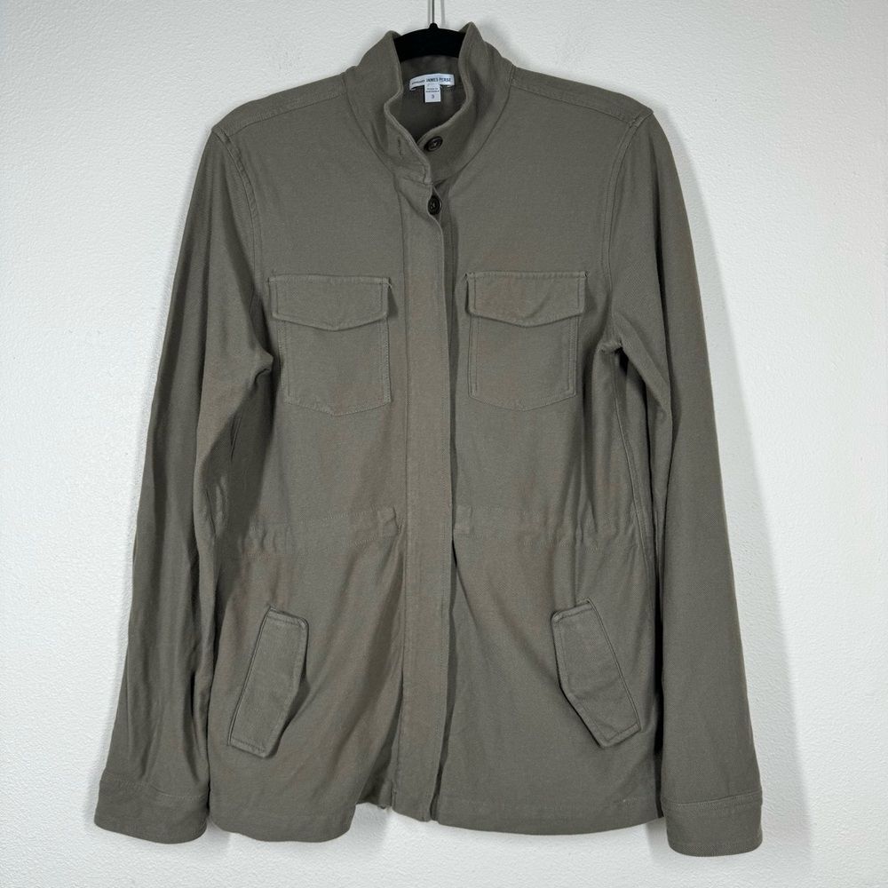 Standard James Perse Drawstring Military Utility Jacket Green Women’s 3 Or Large